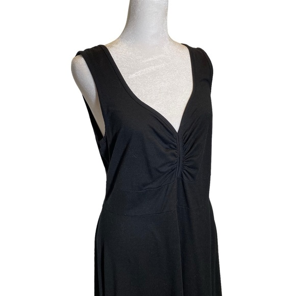 Weekenders Joy Collection women's size M Black Stretchy sleeveless Midi Dress - Picture 4 of 6